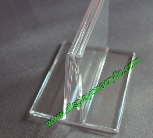 lucite sign holder countertop